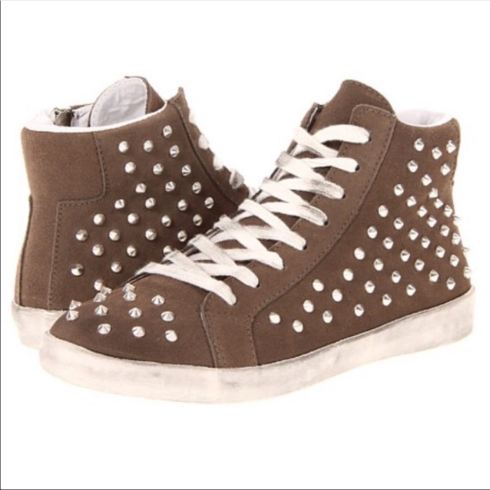Steve Madden studded rocker high tops